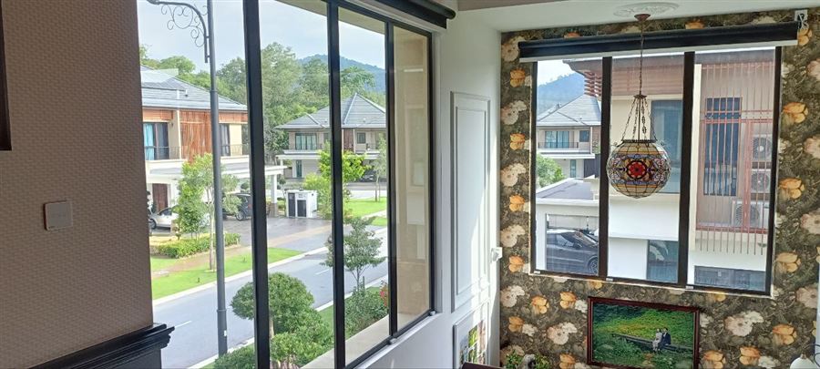 Motorised roller blinds installed by DOMOS